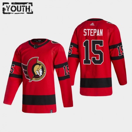 Kinder Eishockey Ottawa Senators Trikot Derek Stepan 15 2020-21 Reverse Retro Authentic